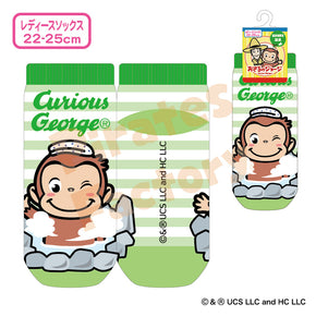 【おさるのジョージ】レディースソックス(温泉地限定/温泉)