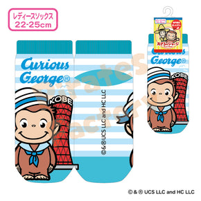 【おさるのジョージ】レディースソックス(神戸限定/神戸ポートタワー)
