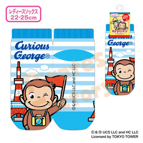 【おさるのジョージ】レディースソックス(東京限定/東京タワー)