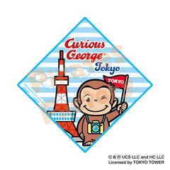 おさるのジョージ】ハンドタオル(東京限定/東京タワー) - 海賊バザール