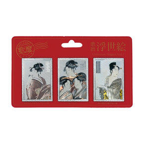 【ETCHING COLLECTION】 コレクションマグネット(喜多川歌麿 浮世絵/Vol.1)