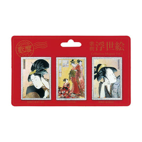 【ETCHING COLLECTION】 コレクションマグネット(喜多川歌麿 浮世絵/Vol.3)