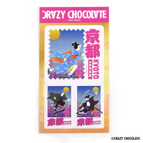 【CRAZY CHOCOLATE】コレクションステッカー 一陽来福 KYOTO