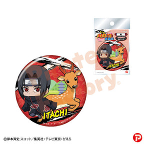 【NARUTO】缶バッジ(奈良限定/鹿/うちは イタチ)