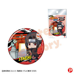 【NARUTO】缶バッジ(京都限定/お稲荷さん/うちは イタチ)