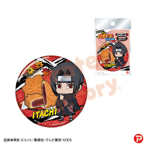 【NARUTO】缶バッジ(広島限定/もみじ饅頭/うちは イタチ)