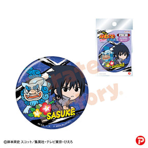 【NARUTO】缶バッジ(沖縄限定/シーサー/うちは サスケ)