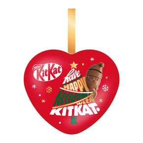 【キットカット】 ホリデイサンタ ハートオーナメント缶 3個入
