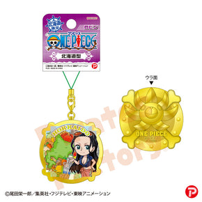【ご当地 ONE PIECE】メタルキーホルダー(北海道限定/北海道型/ロビン)