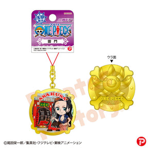【ご当地 ONE PIECE】メタルキーホルダー(浅草限定/雷門/ロビン)