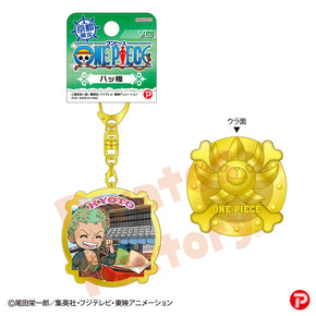 【ご当地 ONE PIECE】メタルキーホルダー(京都限定 八ッ橋/ゾロ)