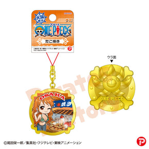 【ご当地 ONE PIECE】メタルキーホルダー(大阪限定 たこ焼き/ナミ)