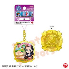 【ご当地 ONE PIECE】メタルキーホルダー(岡山限定 桃/ロビン)