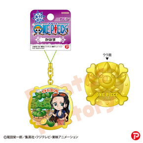 【ご当地 ONE PIECE】メタルキーホルダー(大分限定/かぼす/ロビン)