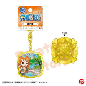 【ご当地 ONE PIECE】メタルキーホルダー(金沢限定 兼六園)　ナミ