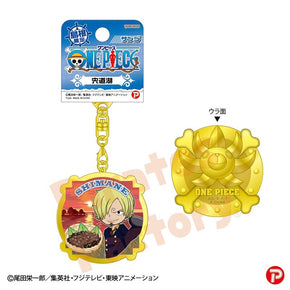 【ご当地 ONE PIECE】メタルキーホルダー(島根限定 宍道湖)　サンジ