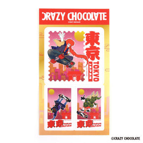 【CRAZY CHOCOLATE】コレクションステッカー 一陽来福 TOKYO